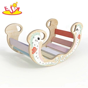 2020 Customize colorful wooden baby climbing toy for wholesale W08K299