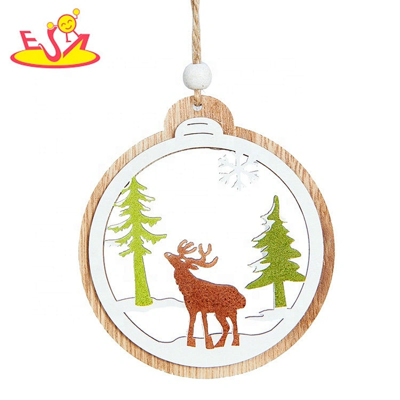 2020 Most popular decorations wooden led christmas lights for indoor W09D096