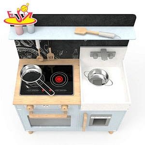 2020 New released simulation wooden mini kitchen set toy for boys W10C547D