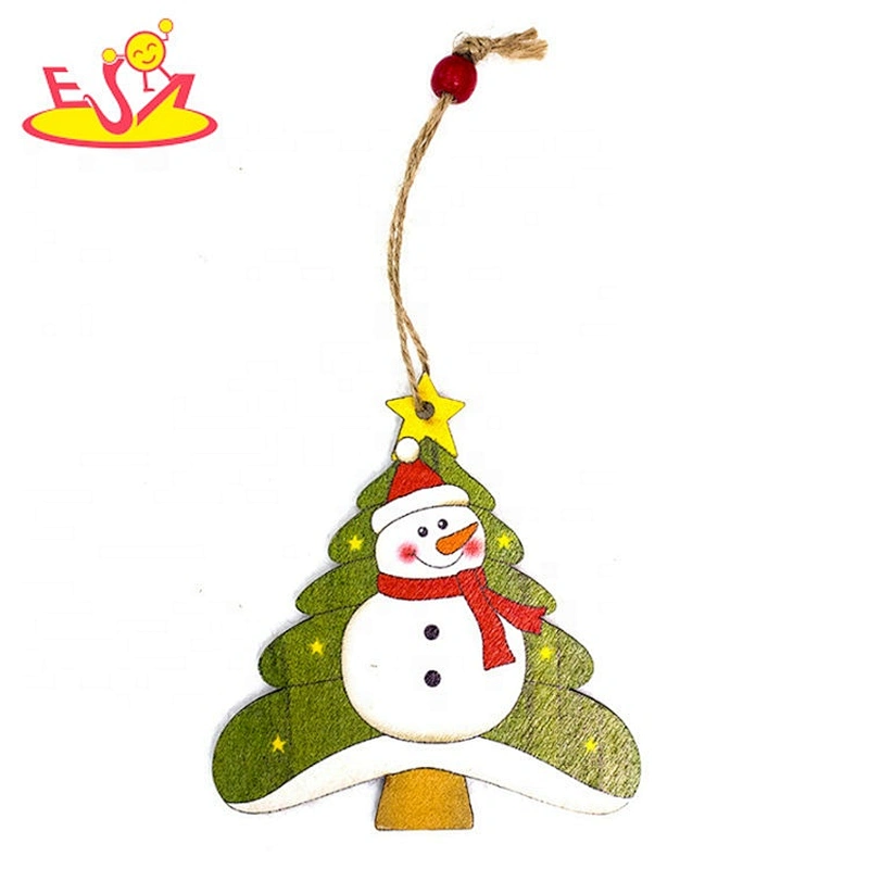 2020 hot selling lovely snowman colorful hanging Christmas ornaments W18A124