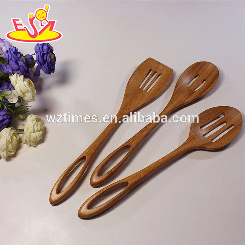 2018 nature color wooden flatware set high quality wooden flatware set W02B016