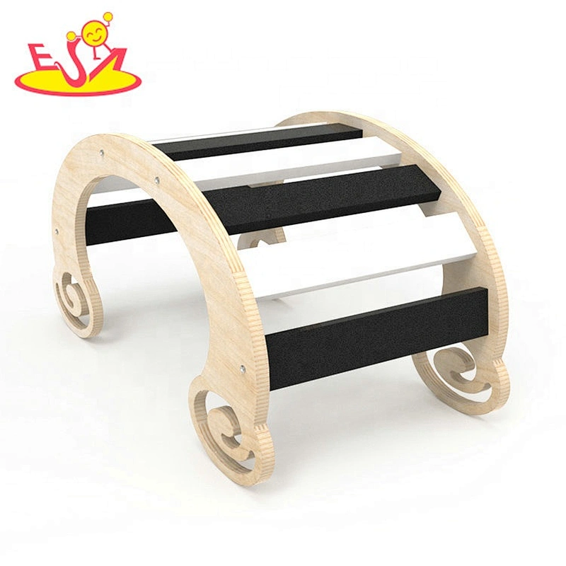 2020 Most popular colorful wooden kids climbing toys with customize W08K300