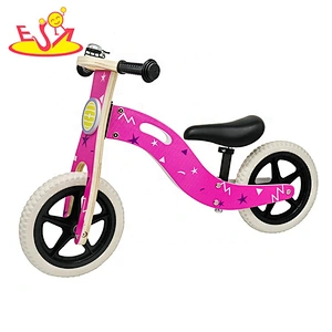2020 Customize red mini wooden balance bike for boys W16C296