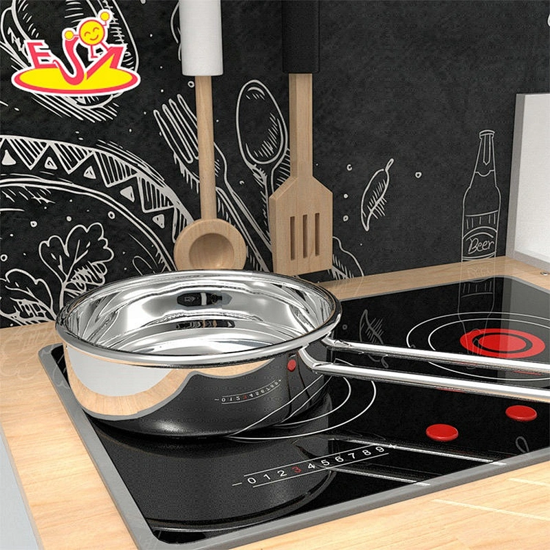 2020 New released simulation wooden mini kitchen set toy for boys W10C547D