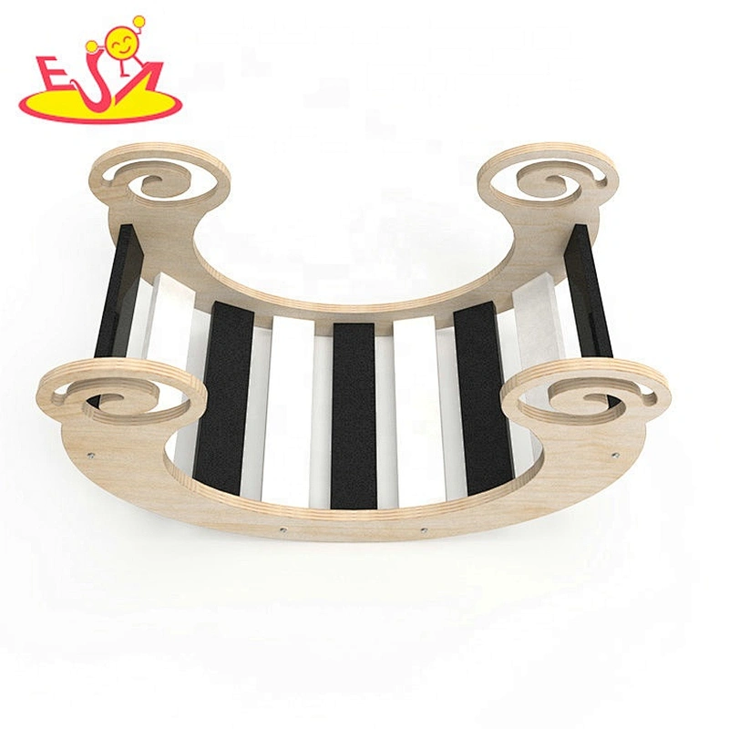 2020 Most popular colorful wooden kids climbing toys with customize W08K300