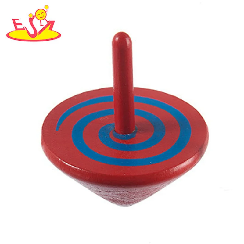 Colorful classic toys gyro spinning top wooden beyblade W01A343B