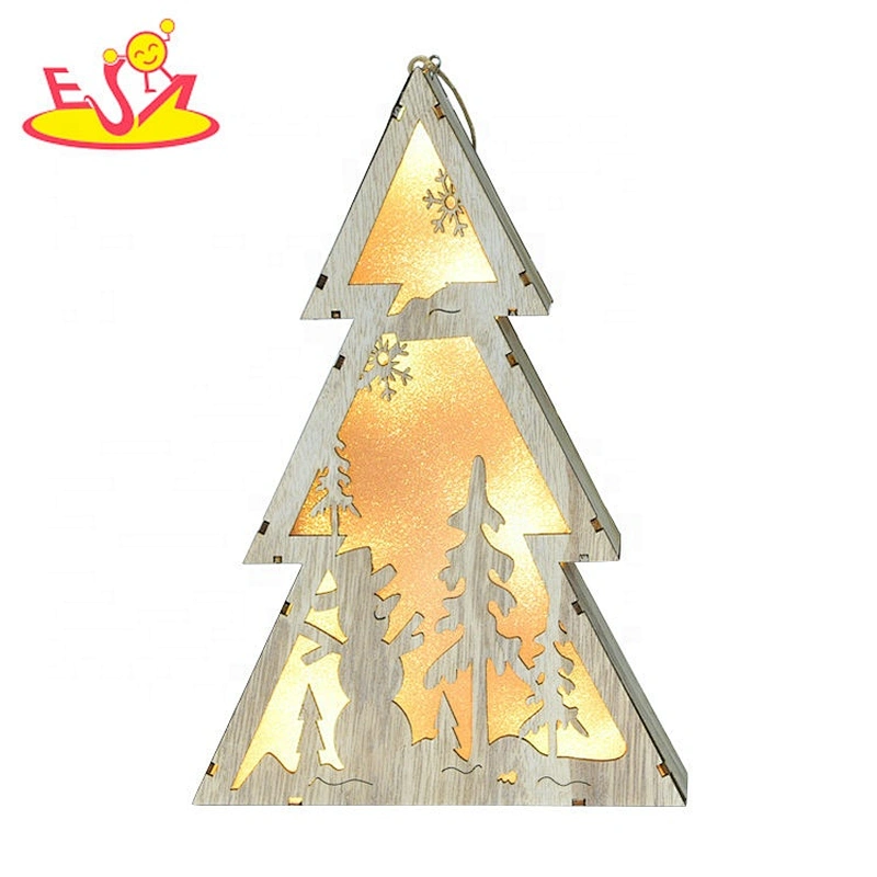 2020 High quality wooden christmas wall decor for wholesale W09D078