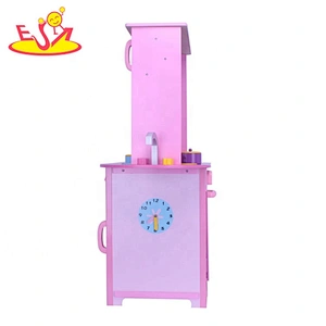New arrival double sides wooden play kitchen set for children W10C577