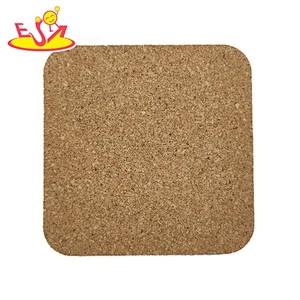 Printing coffee mdf absorbing customize mdf cork coaster W18A104
