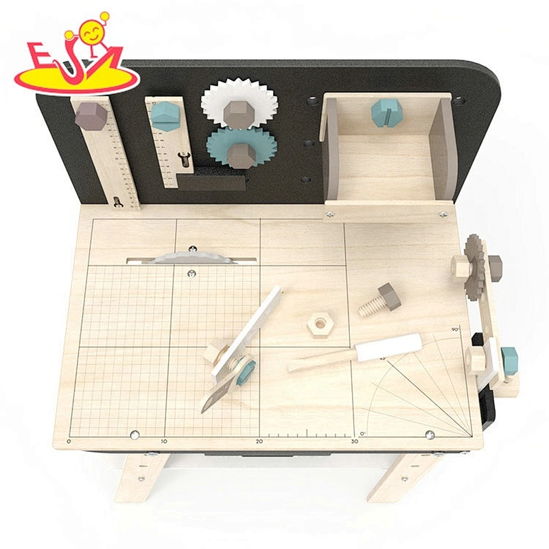 2020 New arrival mini wooden children workbench for pretend play W03D141