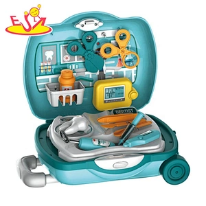 Plastic dentist toolbox toys for kids to pretend paly  P10D007