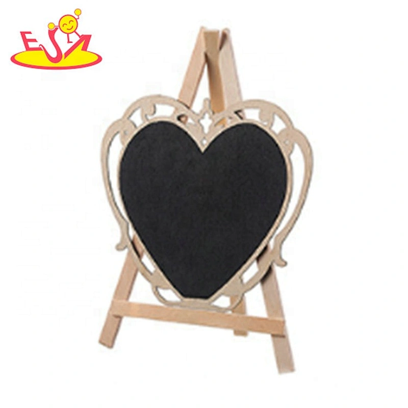 Rustic foldable wood blackboard, free standing folding wooden a frame blackboard W12B161
