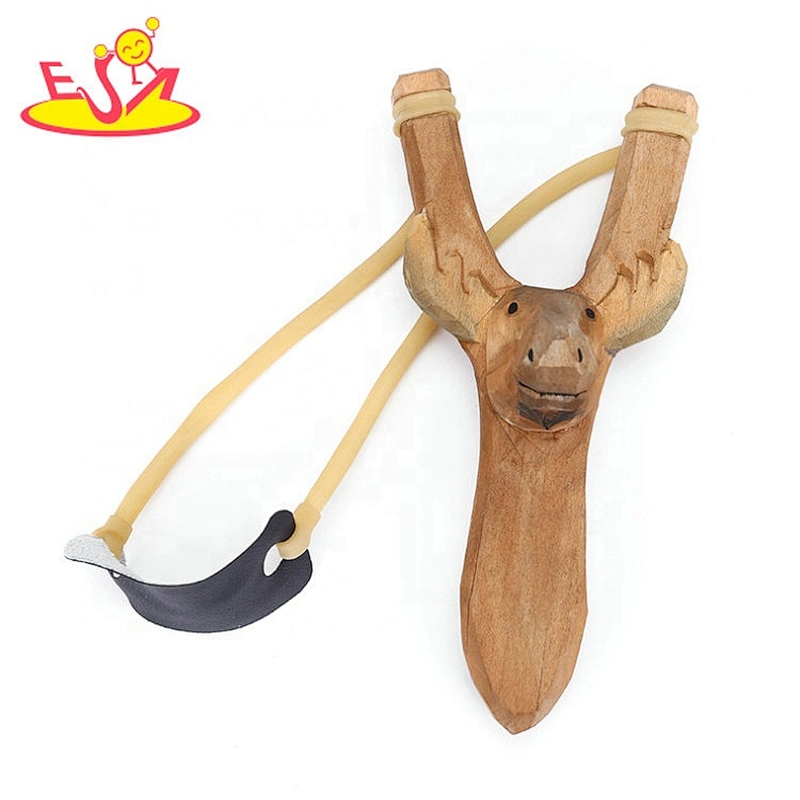 Popular kids outdoor games  wooden shooting toy slingshot  W01A395
