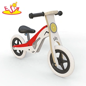 2020 Customize red mini wooden balance bike for boys W16C296