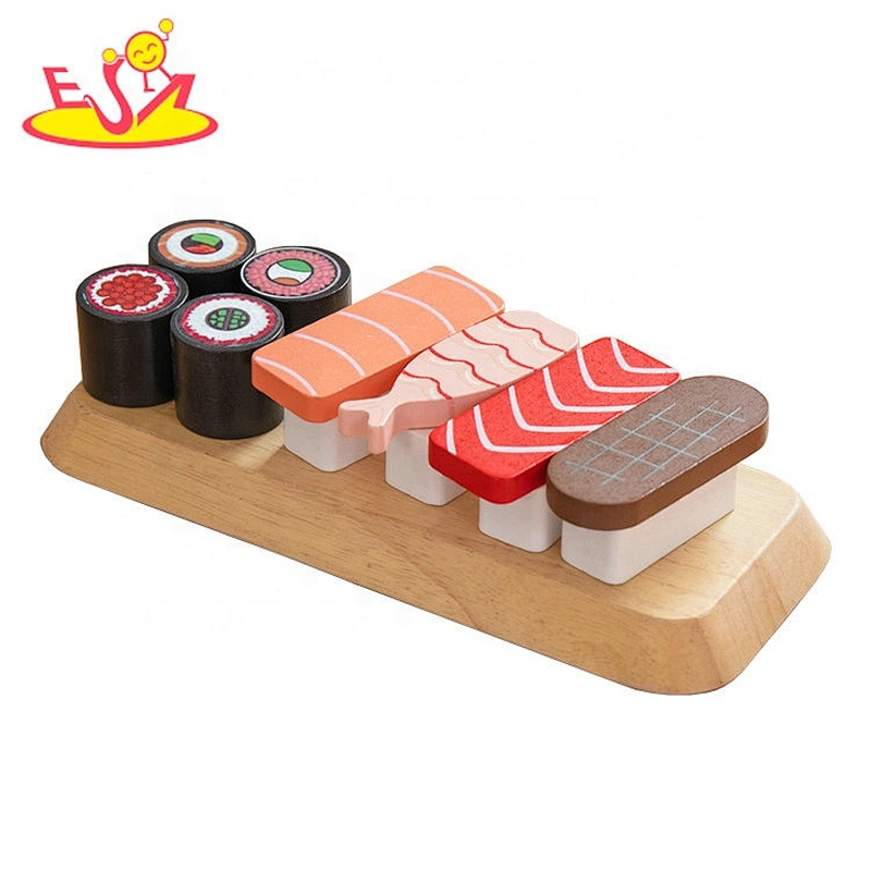 New sale simulation play wooden sushi toy for children W10B352