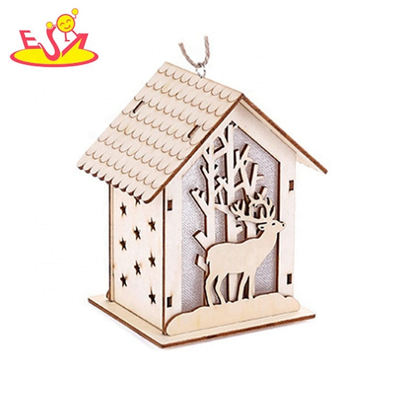 2020 wood ornaments of christmas tree W09D111