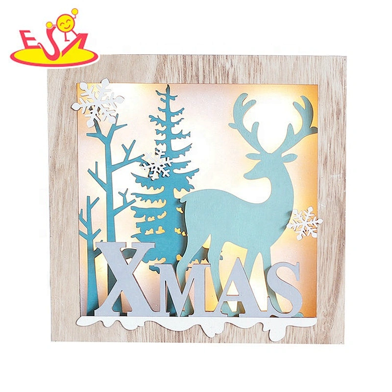 2020 Most popular wooden led christmas lights for decorations W09D086