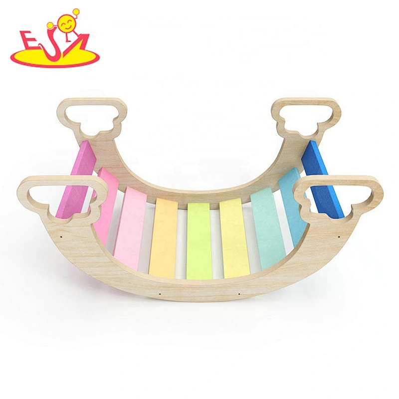2020 Customize baby room wooden balance board rocker for sale W08K298