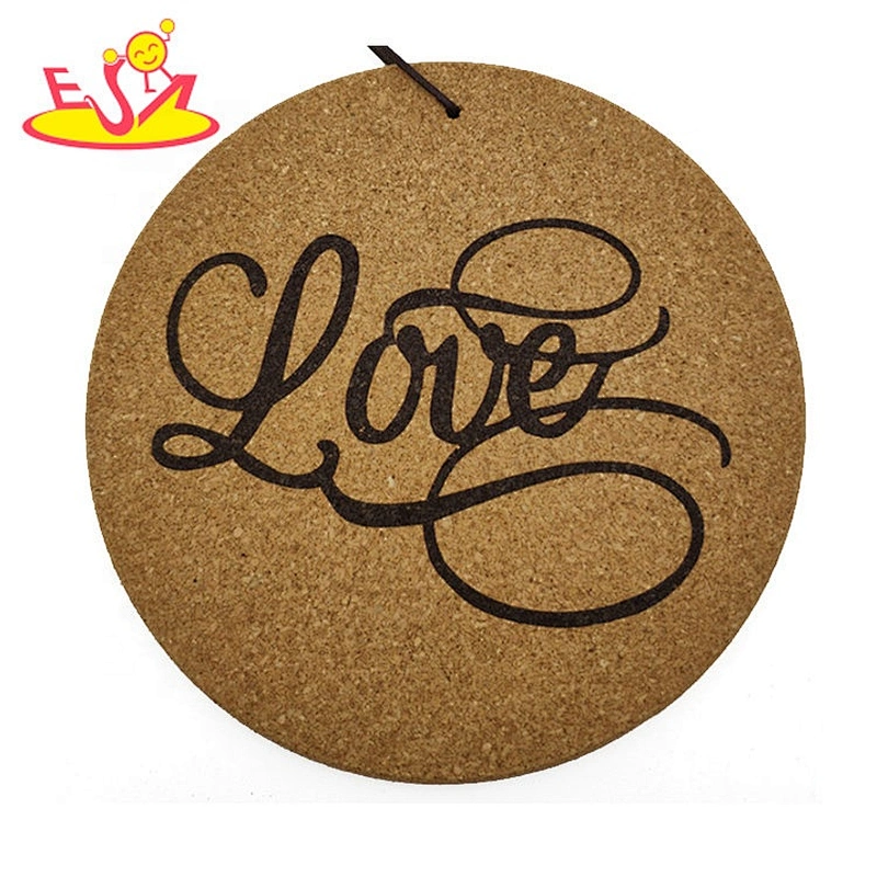 Printing coffee mdf absorbing customize mdf cork coaster W18A104