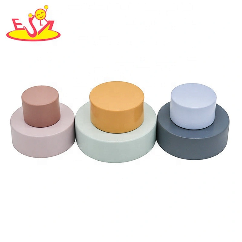 2020 Customize educational wooden stacking cups for kids W13D296