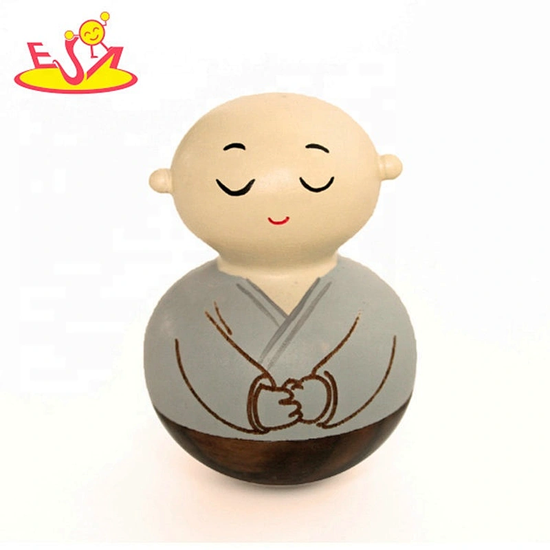Funny wobbling toy kids gift cute wooden tumbler roly-poly toy W18A083C