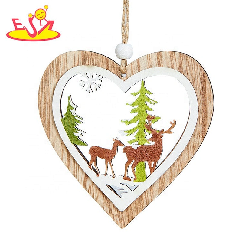 2020 Most popular decorations wooden led christmas lights for indoor W09D096