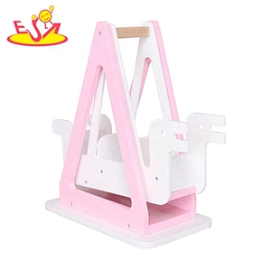 Hot selling preschool wooden doll ship toy for kids W06B102