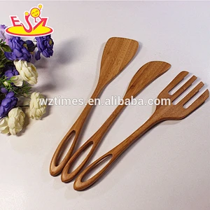 2018 nature color wooden flatware set high quality wooden flatware set W02B016