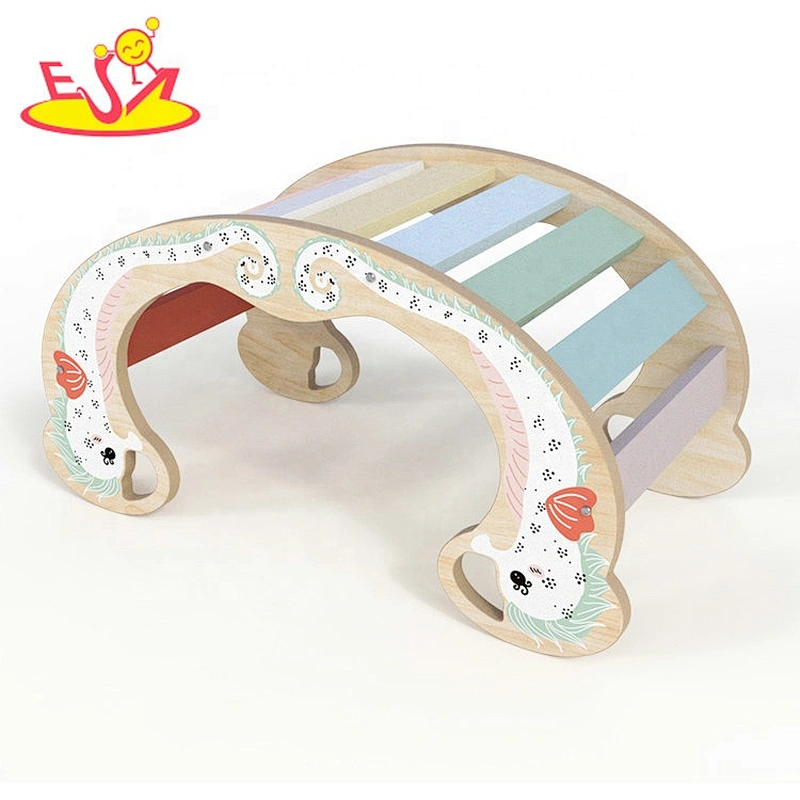 2020 Customize colorful wooden baby climbing toy for wholesale W08K299
