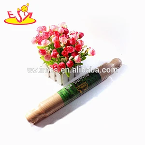 2018 hottest top sale green wooden rolling pin W02B030