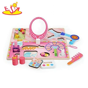 2020 wholesale role play wooden food play set for children W10B322
