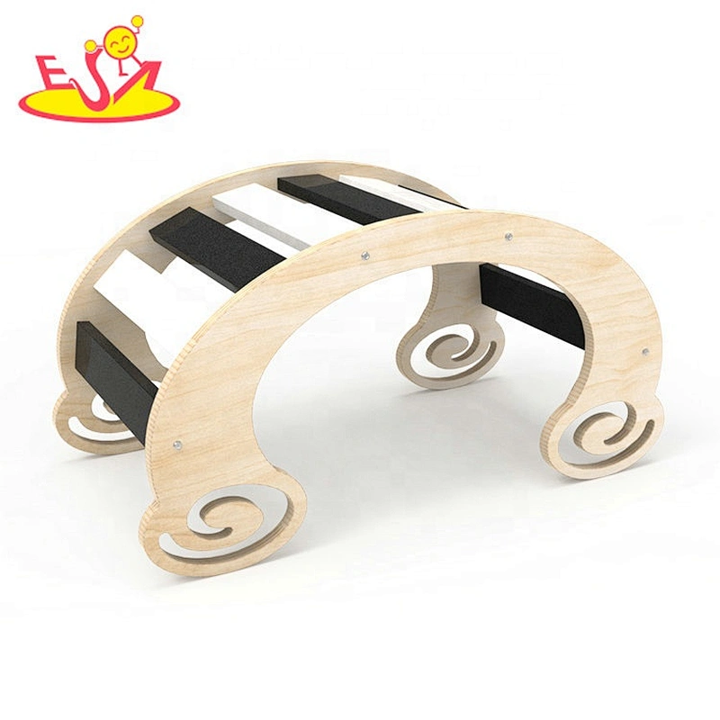 2020 Most popular colorful wooden kids climbing toys with customize W08K300