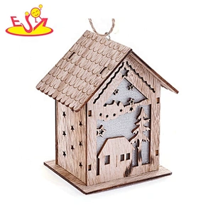 Christmas hanging wooden carving ornament decoration W09D108