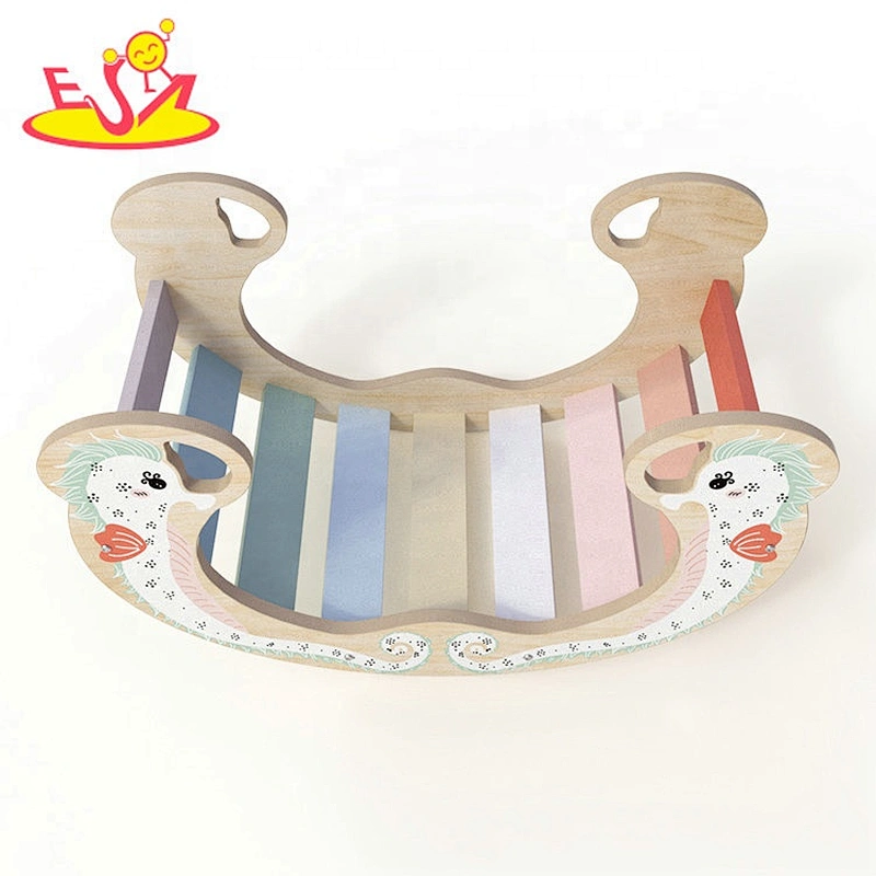 2020 Customize colorful wooden baby climbing toy for wholesale W08K299