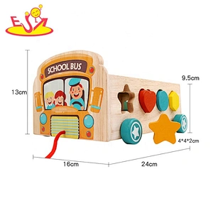 2020 New arrived multifunctional wooden educational box for kids W05C141