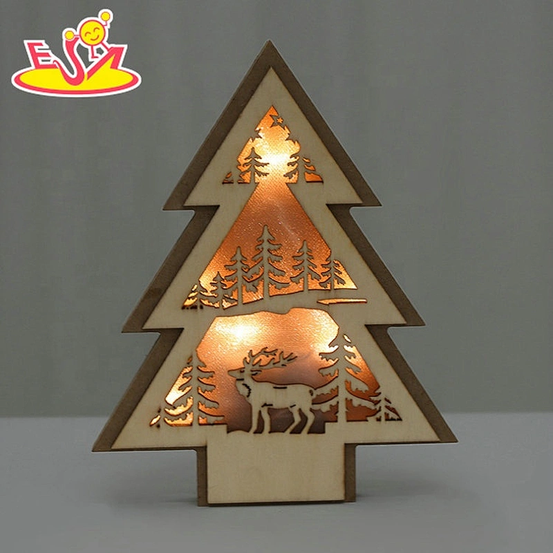 New arrival Christmas ornaments wooden deer craft W09D104
