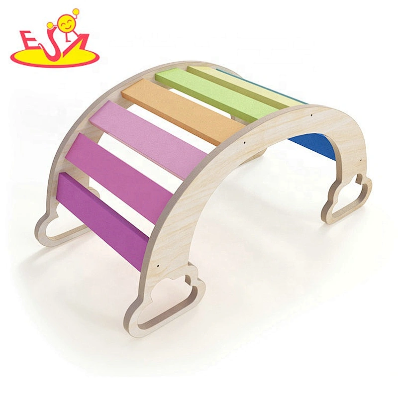 2020 Customize baby room wooden balance board rocker for sale W08K298