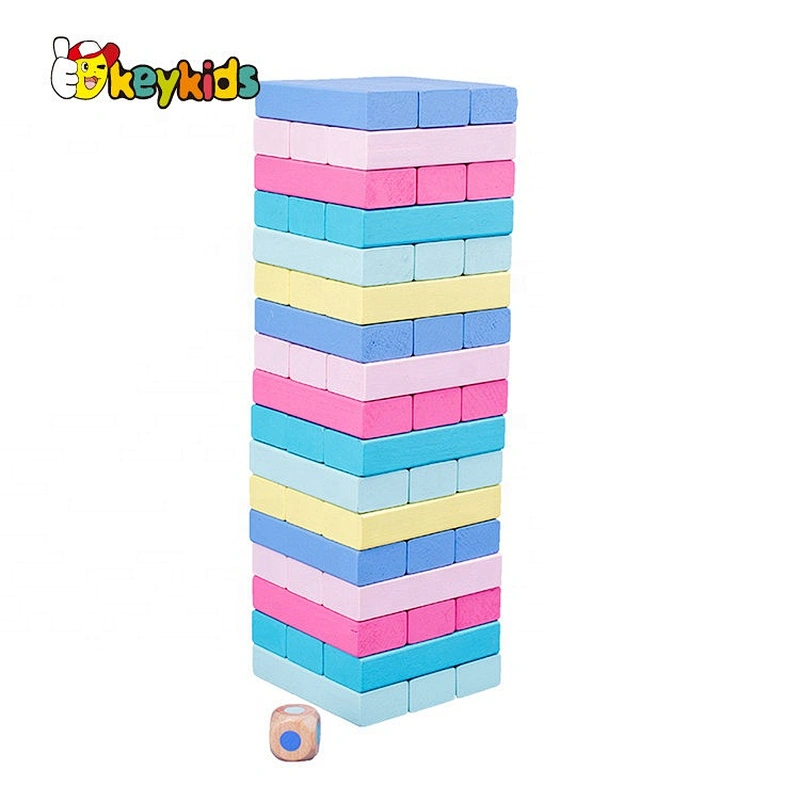 2020 Customize educational wooden stacking cups for kids W13D296