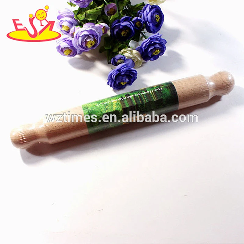 2018 hottest top sale green wooden rolling pin W02B030