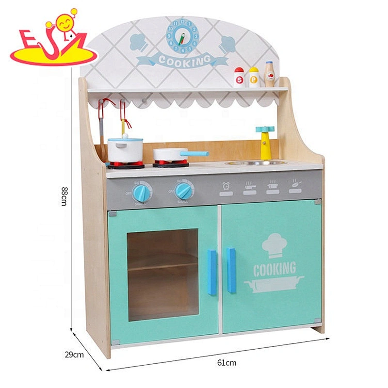 2020 New released pretend wooden refrigerator play kitchen for kids W10C574