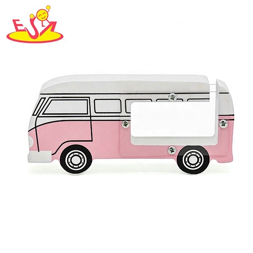 Customize car shape wooden coin saving box for children W02A374