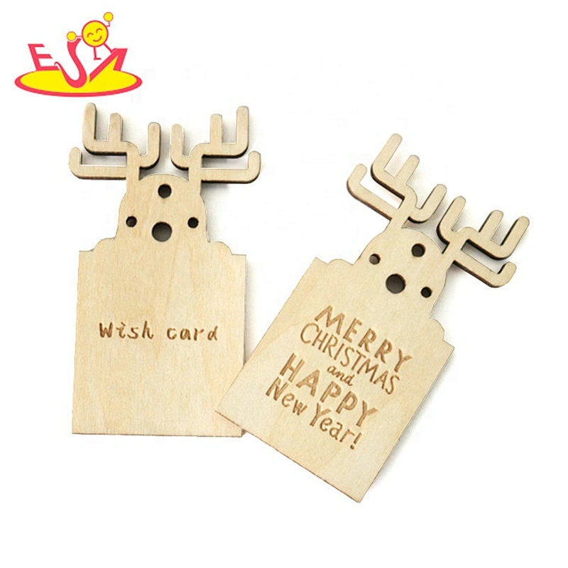 Hot sale Christmas  tree hanging ornaments lovely wish card W18A122