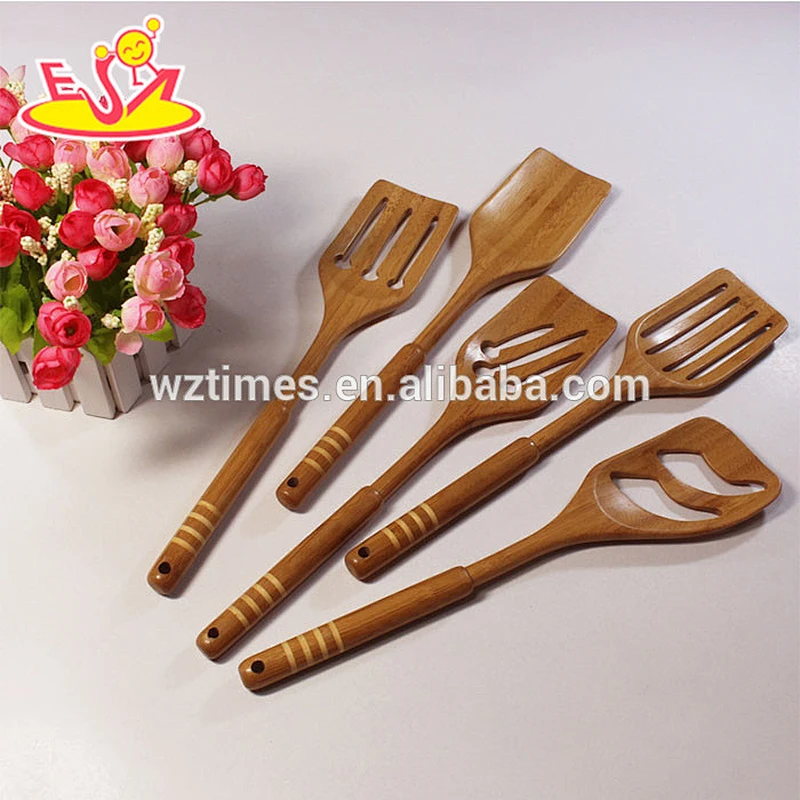 2018 wholesale top sale bamboo cookware set W02B022