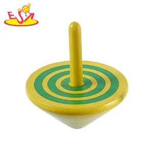 Wooden toys gyro traditional children's wooden toys spinning top W01A343C