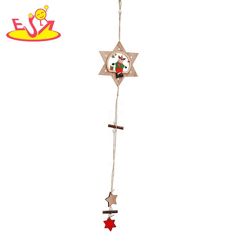 2020 Cusstomize fairy wooden santa wall art for hanging W09D082