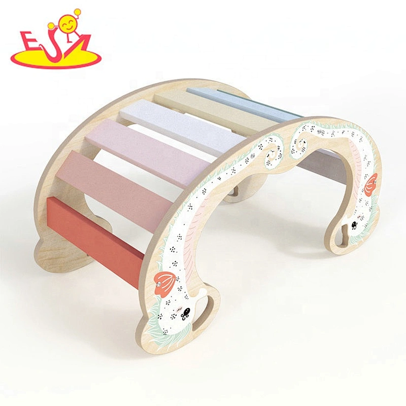 2020 Customize baby room wooden balance board rocker for sale W08K298