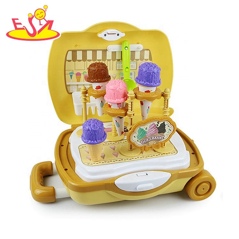 High quality plastic Ice cream box for kids to pretend role play  P10D010