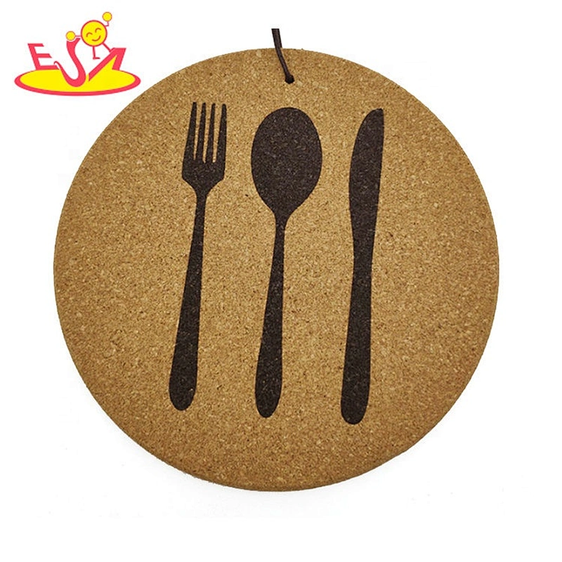 Square mdf cork coasters for drink absorbent, table accessories  W18A103