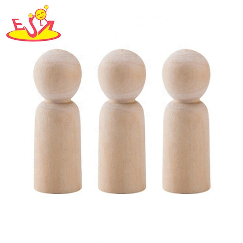 Custom unfinished DIY wood color crafts wooden puppetry home decoration W18A080