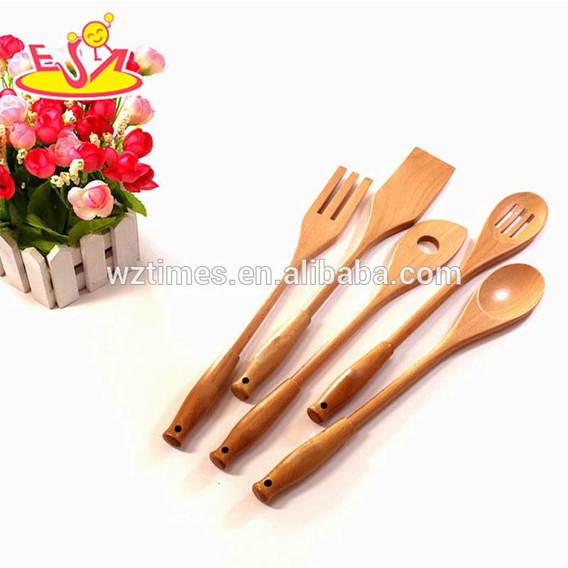 2018 wholesale diy wooden flatware custom wooden flatware W02B018